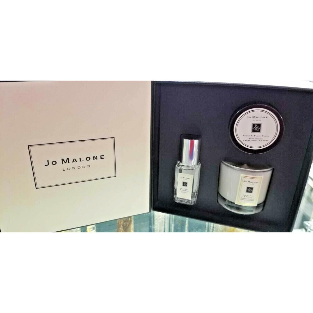 Jo Malone Wood Sage Sea Salt + Peony Blush + English Pear Freesia Mini