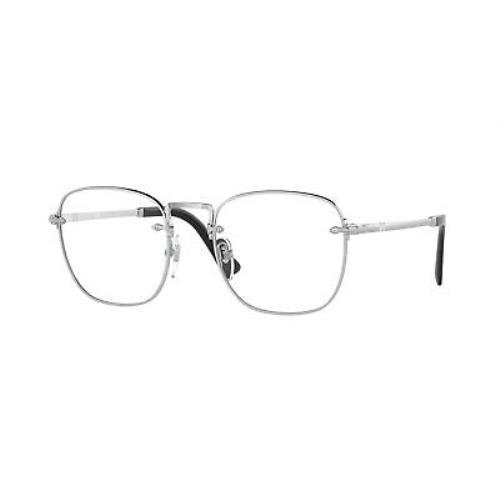Persol PO2490V 518 Square Silver Demo Lens 50 mm Men`s Eyeglasses