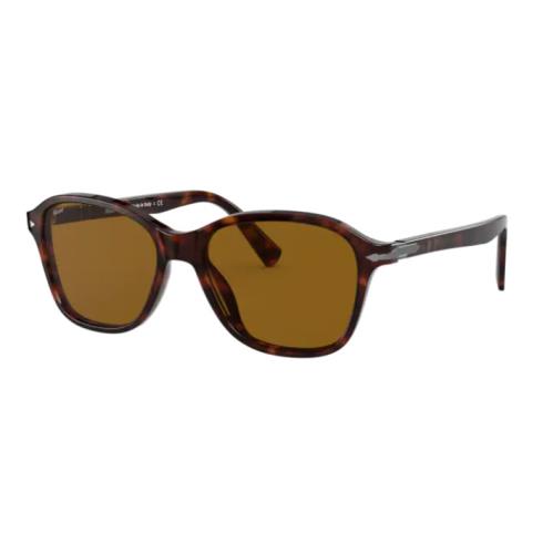 Persol 0PO3244S 24/33 Havana/brown Square Men`s Sunglasses