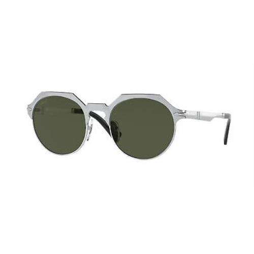 Persol PO2488S 111431 Phantos Brushed Silver Green 51 mm Unisex Sunglasses