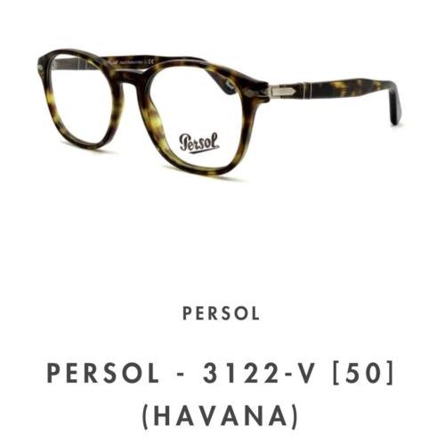 Persol Eyeglass 3122-V Havana Sz.50 19 145