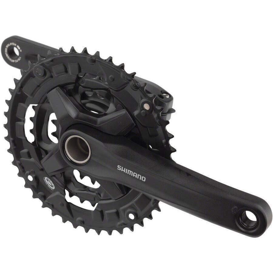 Shimano Alivio FC-MT210-3 Crankset 175mm 9-Spd 44/32/22t Riveted Black