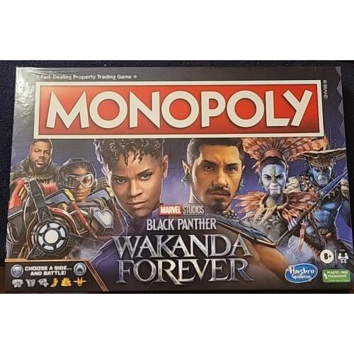 Monopoly: Marvel Studios Black Panther: Wakanda Forever Edition Board Game
