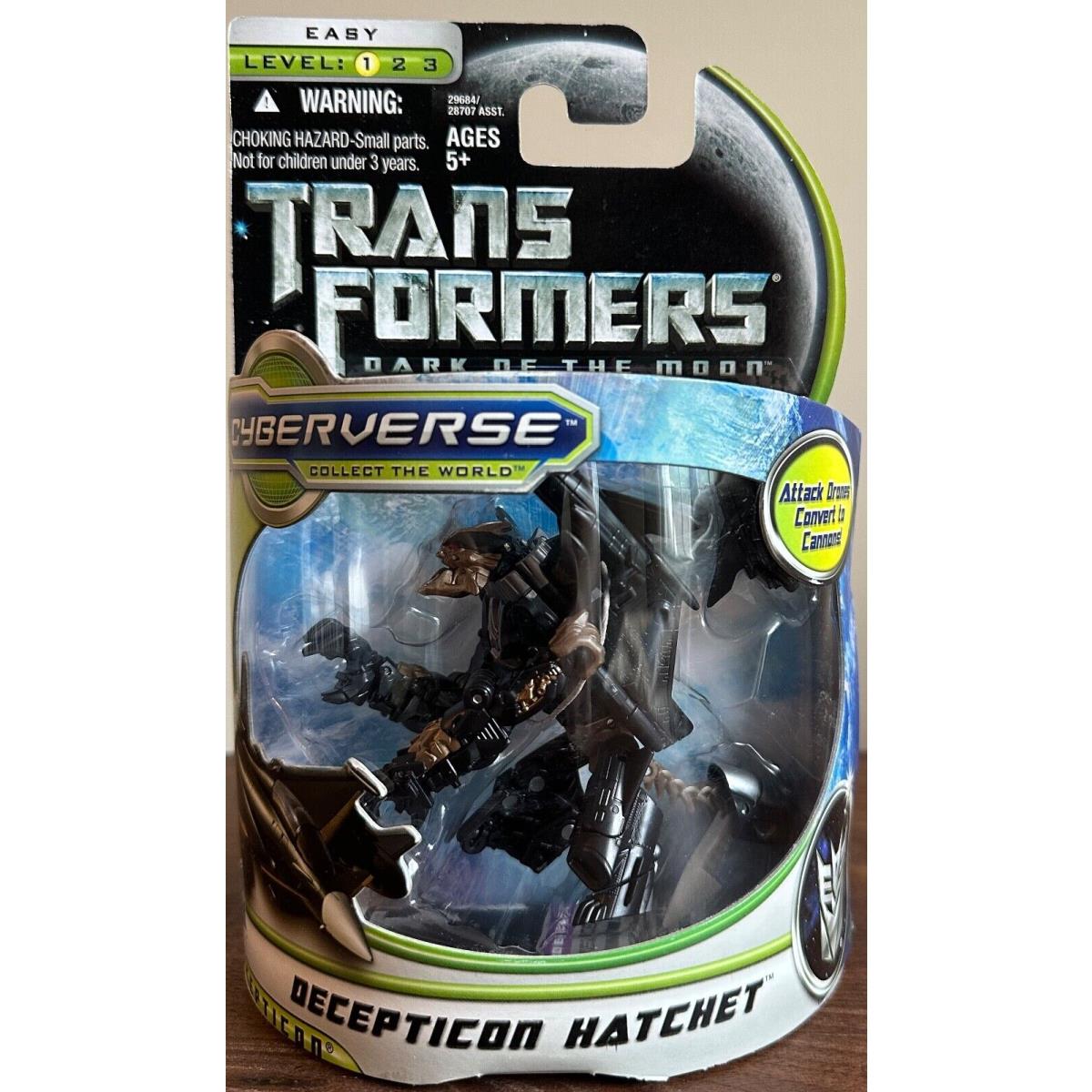 Transformers Dark of The Moon Cyberverse Decepticon Hatchet Figure 2010