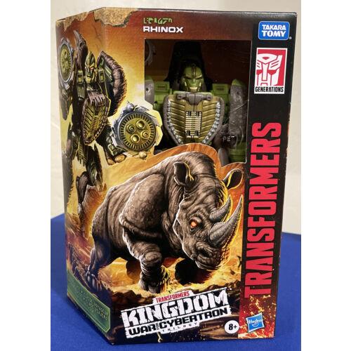 Transformers Kingdom War For Cybertron Voyager Class Rhinox Hasbro 6 2021