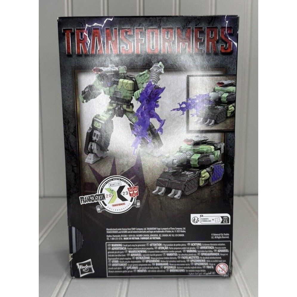 Hasbro/takara Tomy Transformers Universal Monsters Frankenstein Frankentron 2023