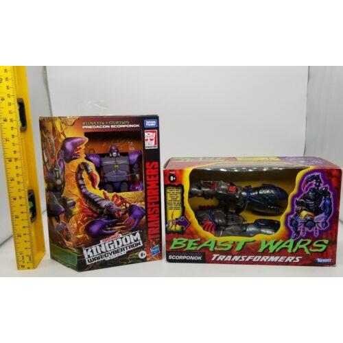 Scorponok Beast Wars Retro Transformers Kingdom Wfc Action Figure Set