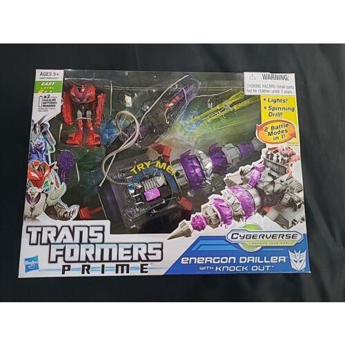 Transformers Prime Energon Driller with Knock Out