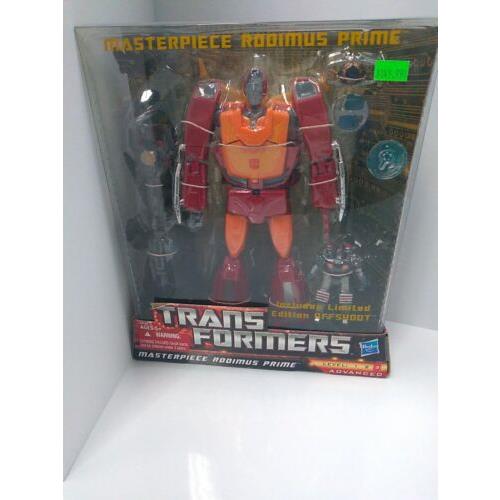 Transformers Masterplece Rodimus Prime Includes Limited Edition Offshoot Nrfb