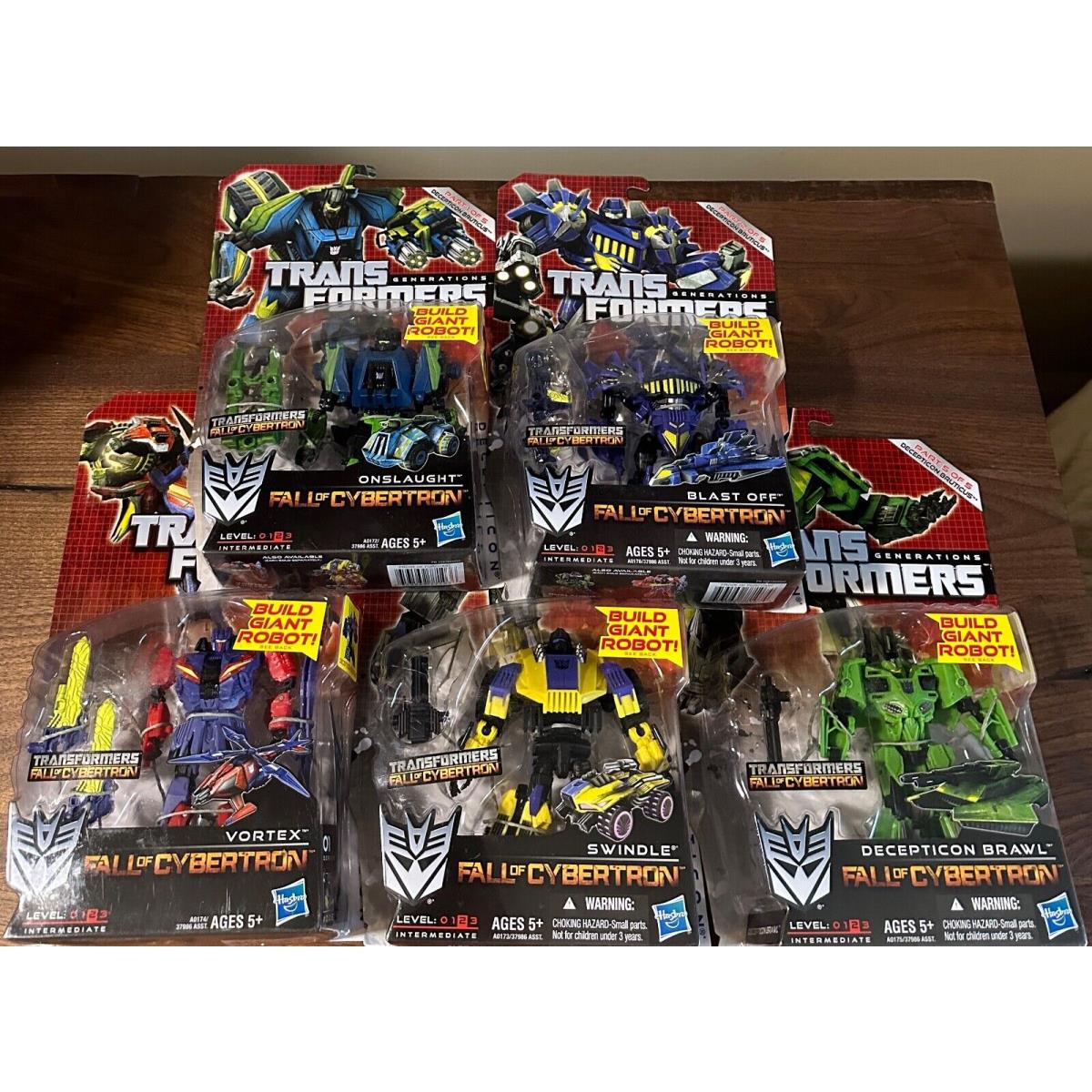 Transformers Generations Fall Of Cybertron Bruticus Combiners Set Deluxe Class