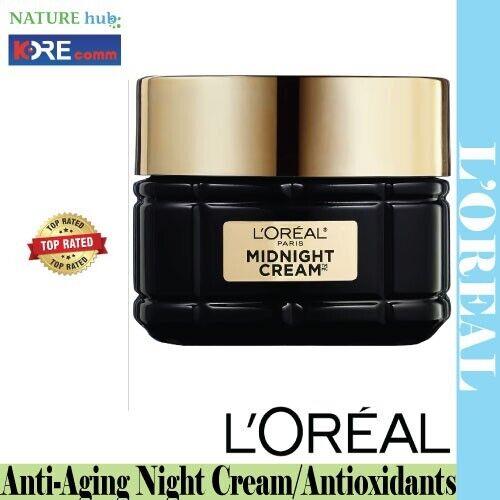 L`oreal Cell Renewal Midnight Cream Anti-aging Night Cream Anitioxidant 1.7oz