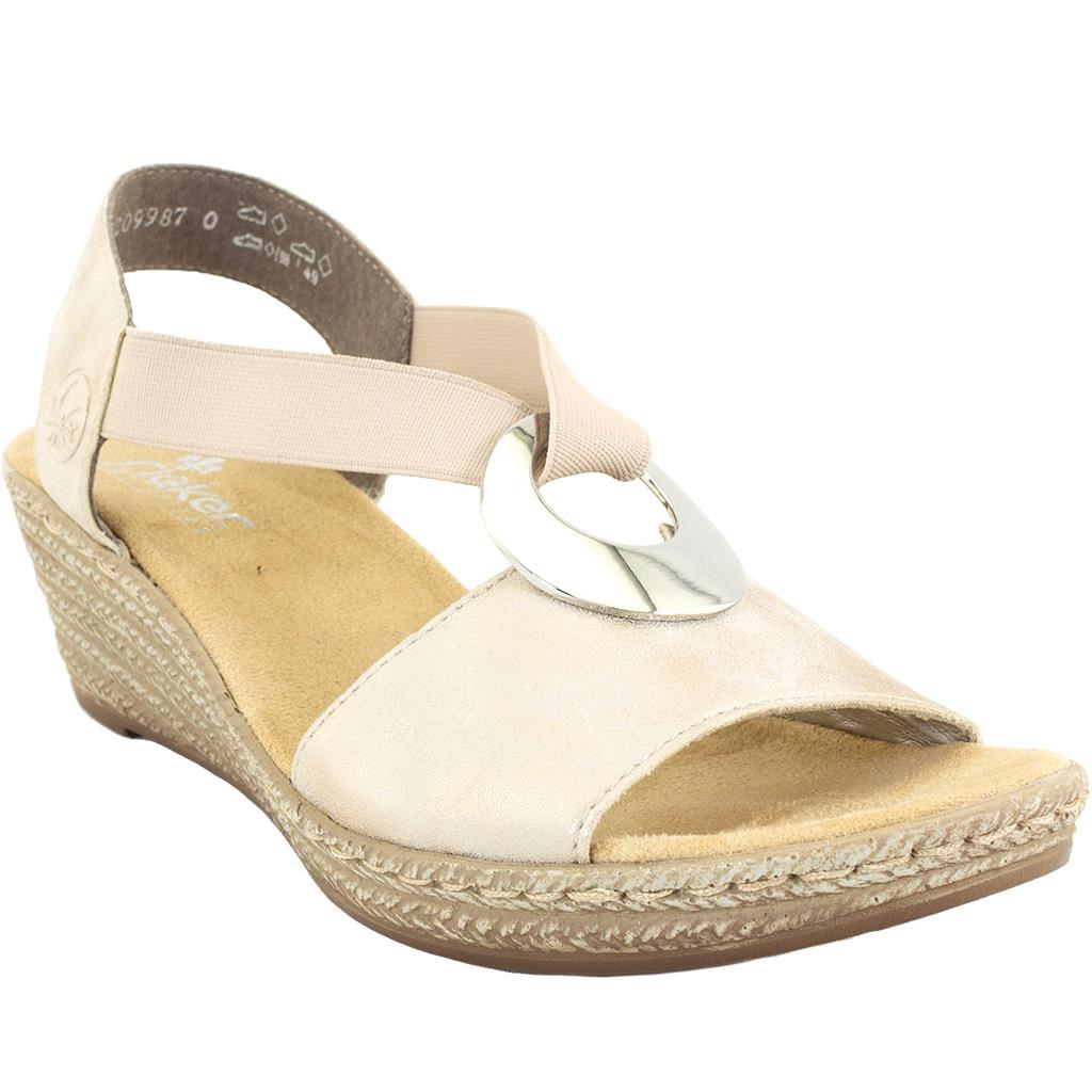 Rieker Women`s Fanni 624H6-60 Beige