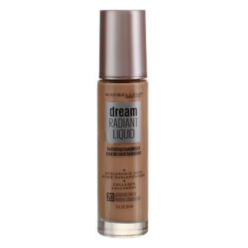 6 Pack Maybelline Dream Radiant Liquid Hydrating Foundation Classic Ivory