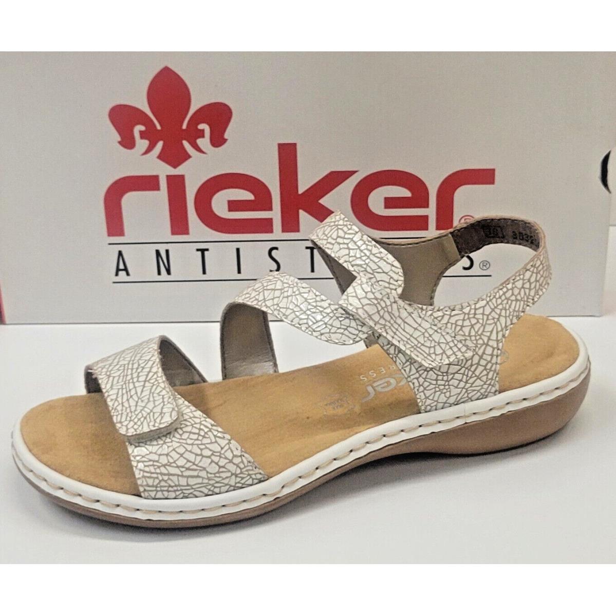 Rieker Womens Regina C7 White Combination 40