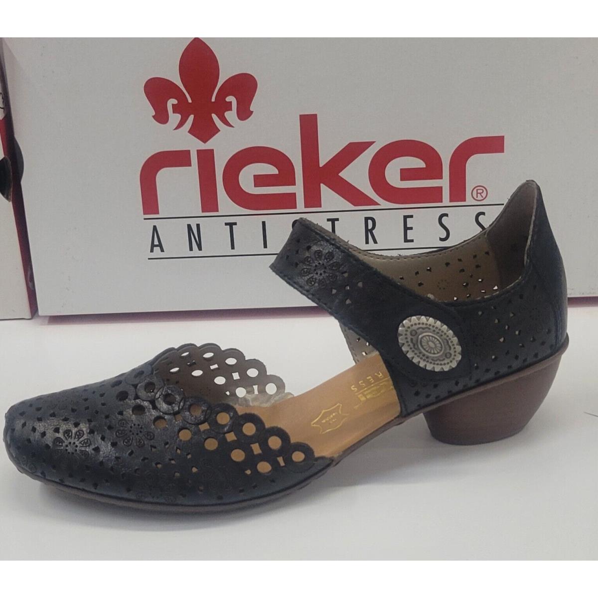 Rieker Womens Mirjam 53 Black 37