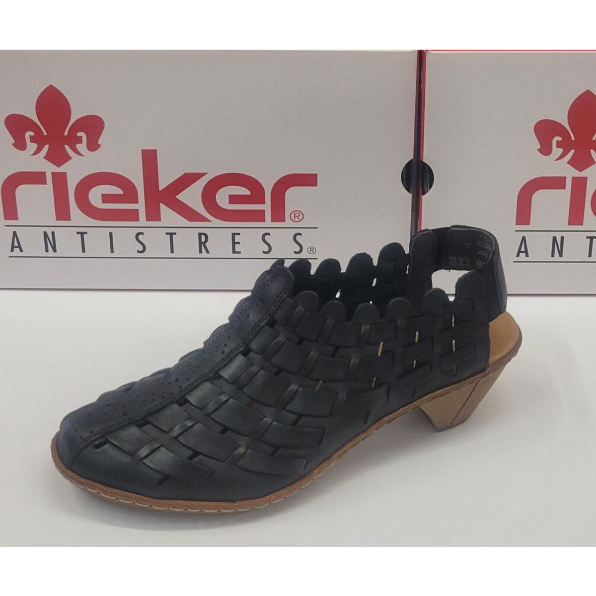 Rieker Womens Sina Black 39