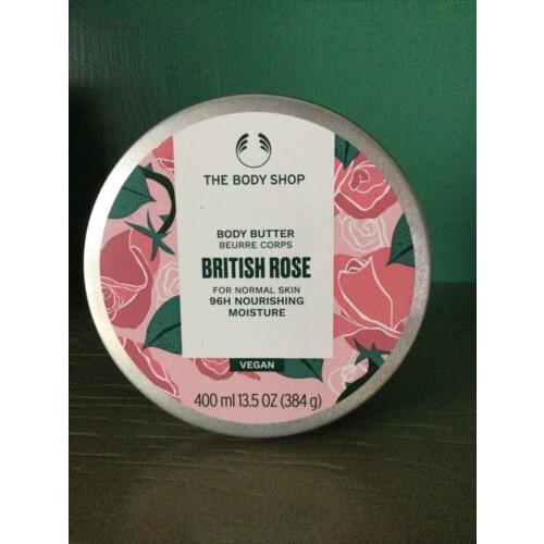 Jumbo The Body Shop British Rose Body Butter 13.5 OZ 96H Moisture Cream