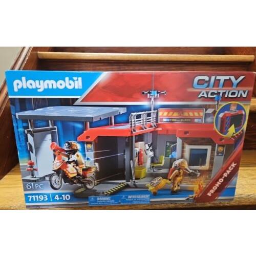 Playmobil 71193 Take Away Fire Station - 2022