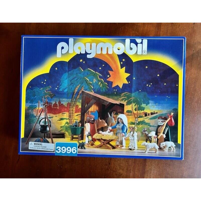 Playmobil 3996 Nativity Manger Mint in Box w/ Instructions. 2000