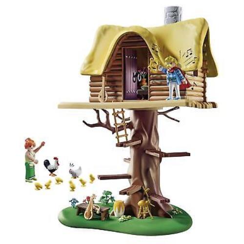 Playmobil 71016 Asterix: Cacofonix with Treehouse Building Set