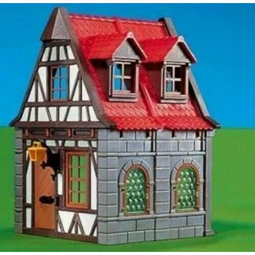 Playmobil 7109 Knights Set Medieval House Castle Steck System 1995