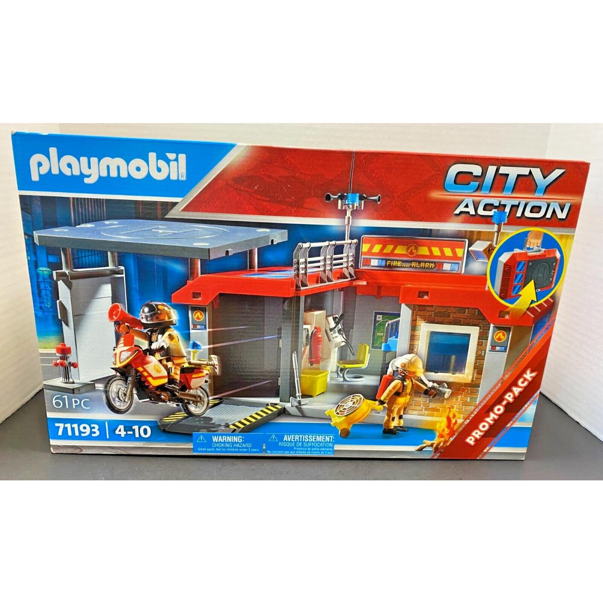Playmobil City Action Promo-pack Firehouse 71193 Rare