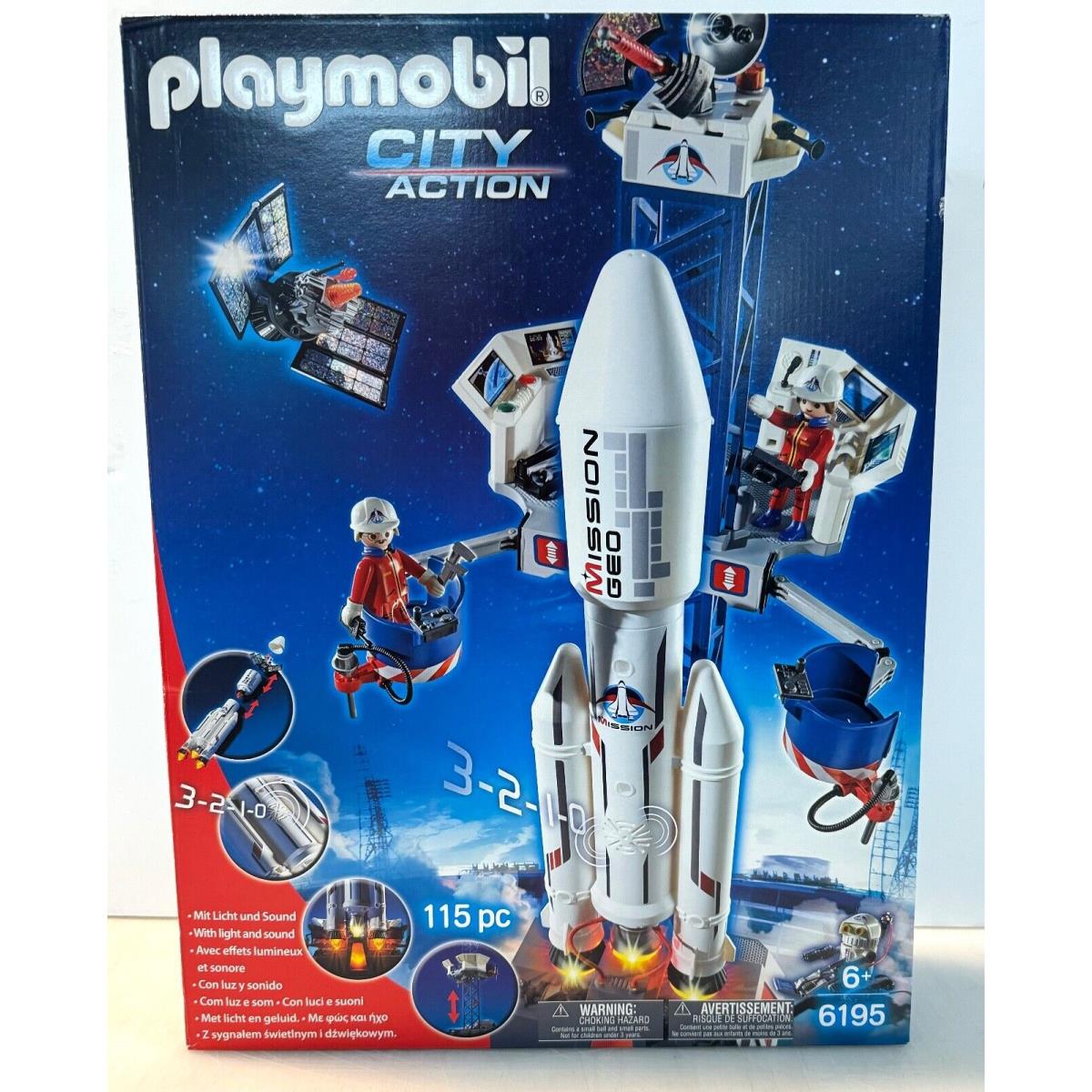 Playmobil City Action 6195 Space Rocket with Launch Site 115 Pcs