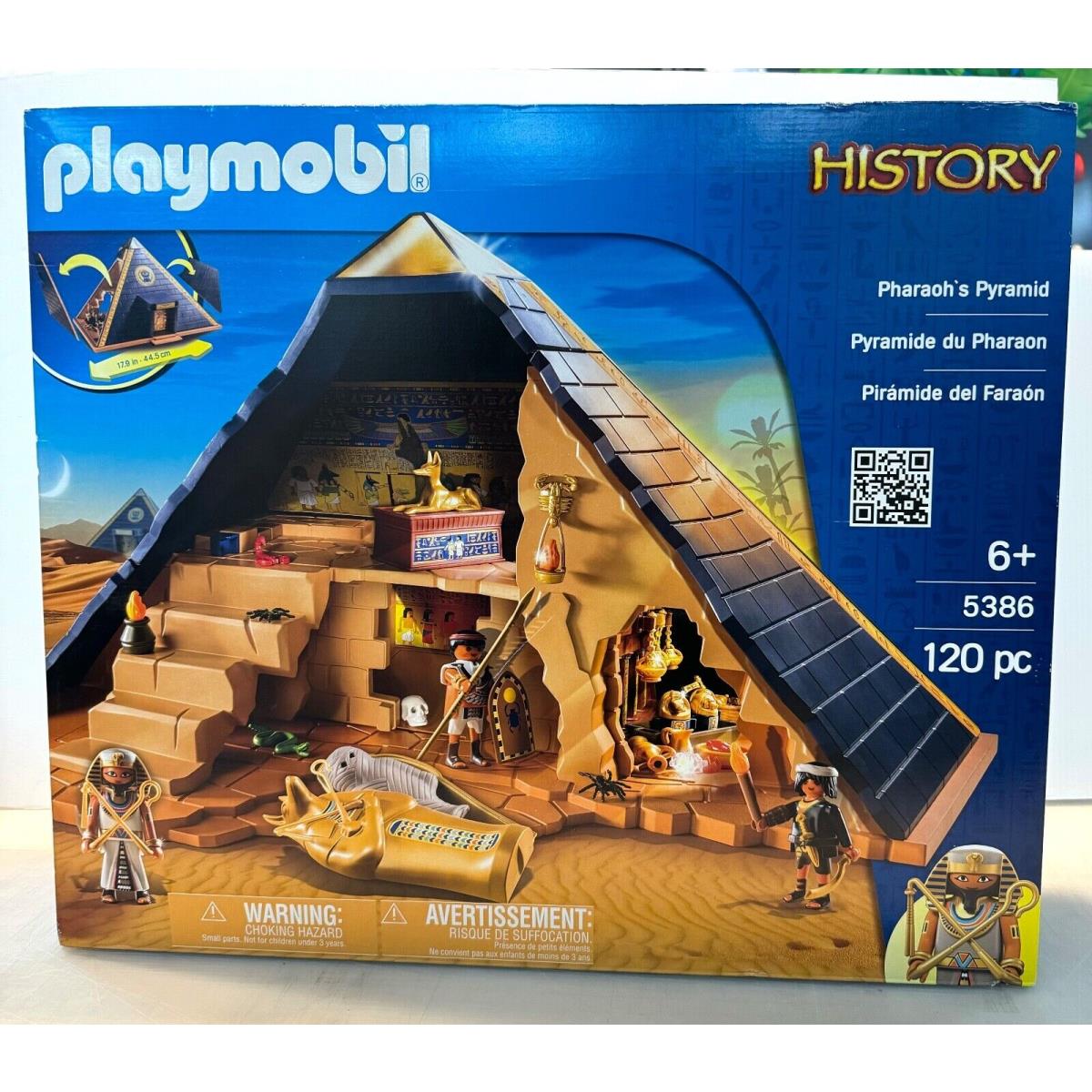 Playmobil History 5386 Pharaoh`s Pyramid with Secret Chambers