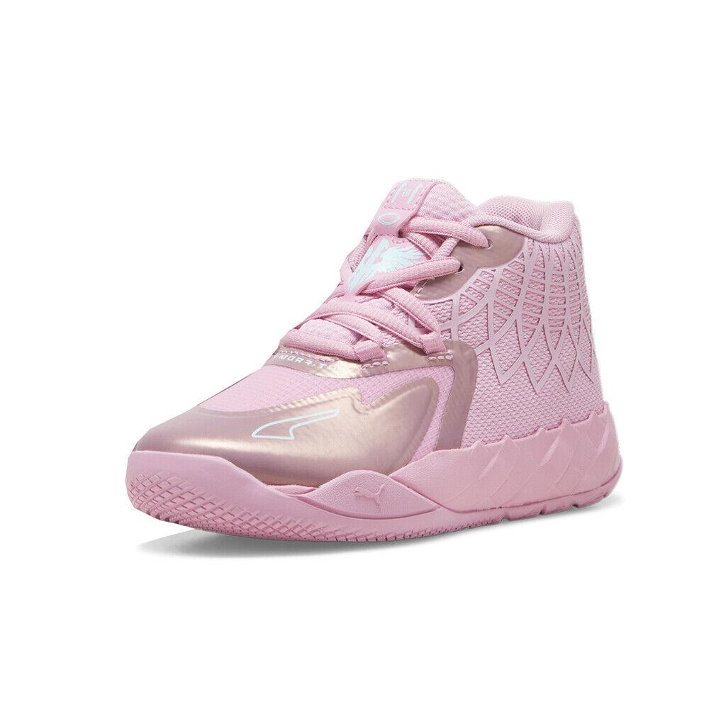 Puma Mb.01 Iridescent Basketball Youth Mb.01 Iridescent Basketball Youth Girls Pink Sneakers Athletic Shoes 30994 - Pink