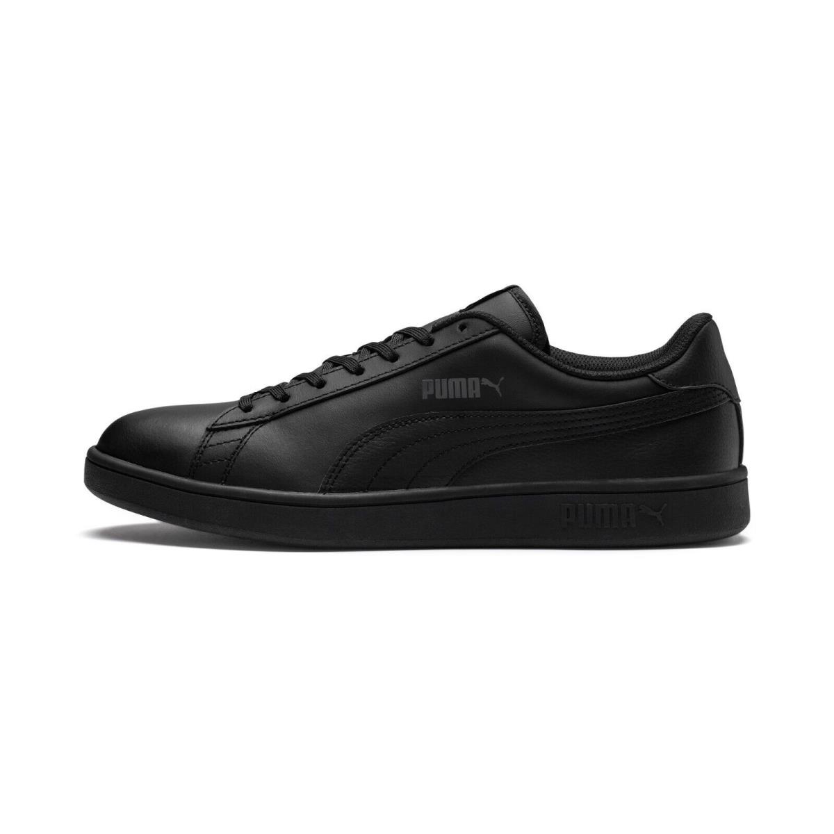 Puma Men Smash v2 L Sneaker Puma Black-puma Black 365215-06 - Black