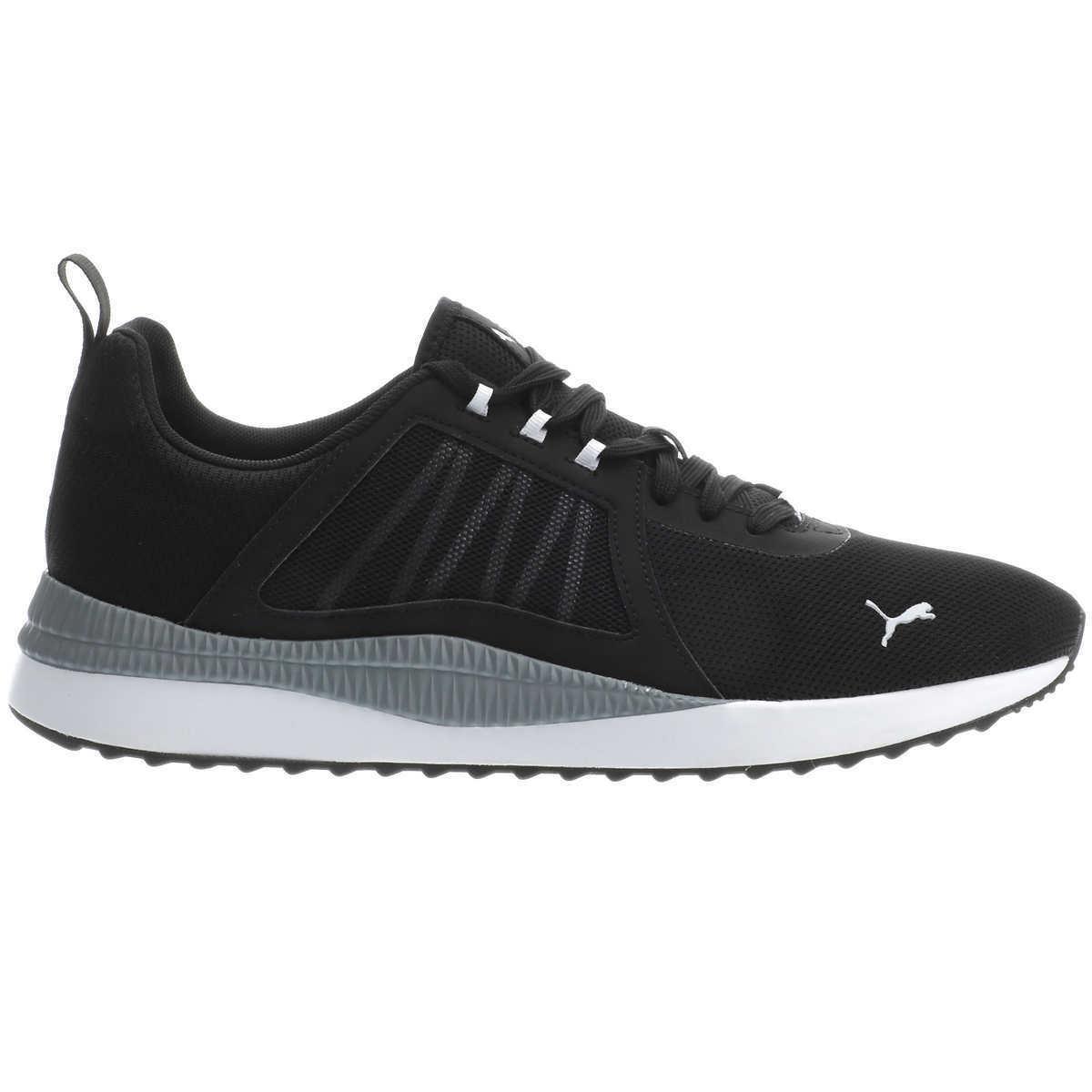 Puma Men`s Pacer Net Cage Sneaker + Size - Black