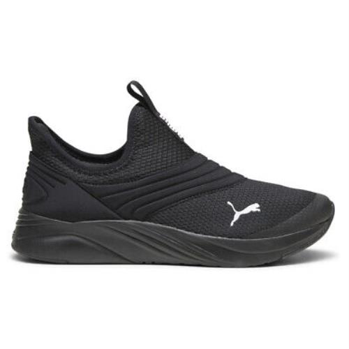 Puma Softride Sophia 2 Slip On Womens Black Sneakers Casual Shoes 37878701 - Black