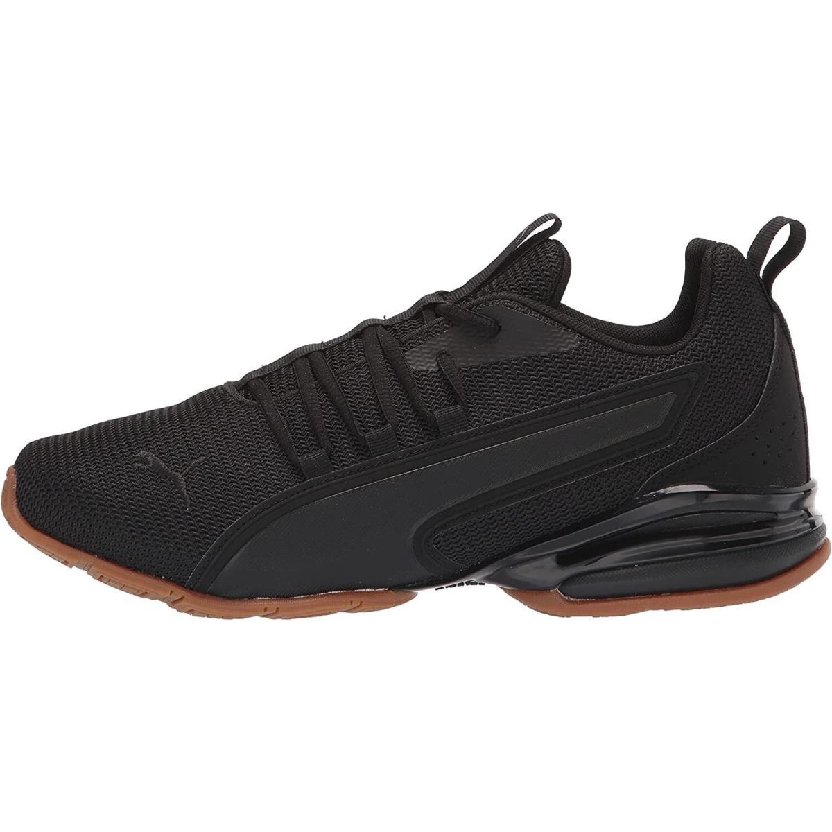 Puma Axelion Nxt Black / Gum Men`s Athletic Training Sneakers 19565606 - Black