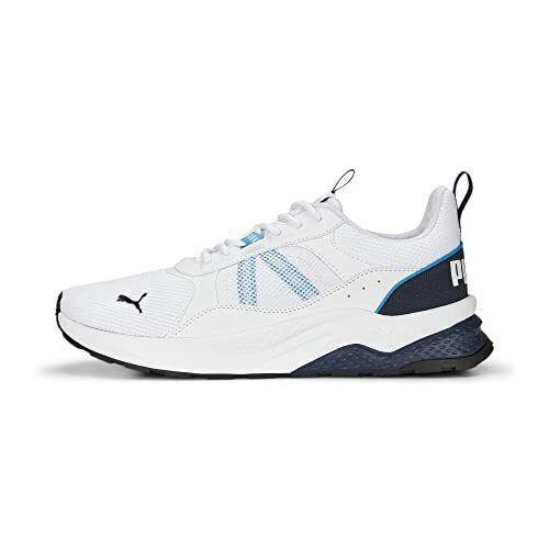 Puma Anzarun 2.0 White / Navy / Black Men`s Athletic Sneakers 38921302 - White / Navy / Black