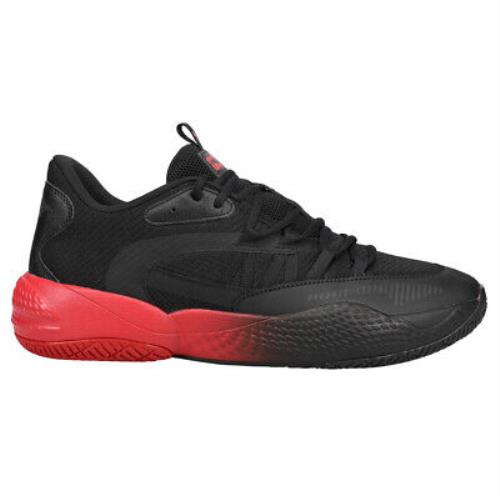Puma Batman X Court Rider 2.0 Basketball Mens Black Sneakers Athletic Shoes 376 - Black