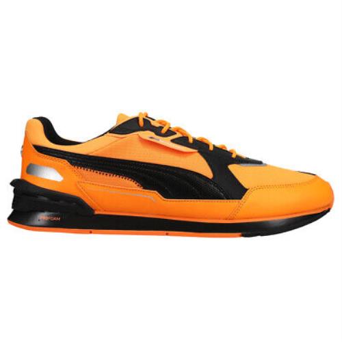 Puma Bmw Mms Low Racer Lace Up Mens Orange Sneakers Casual Shoes 306939-01 - Orange