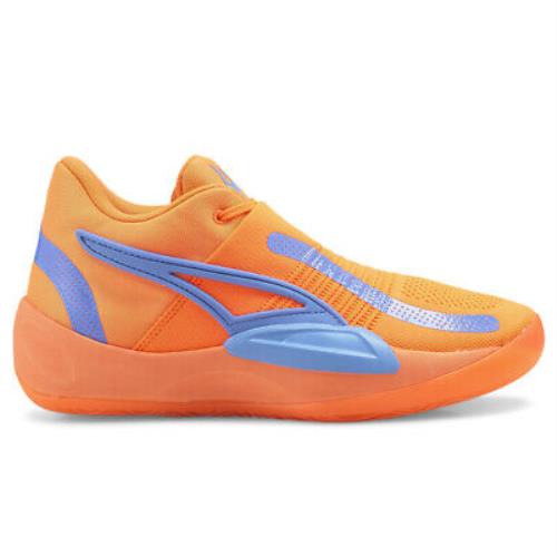 Puma Njr X Rise Nitro Basketball Mens Orange Sneakers Athletic Shoes 37894701