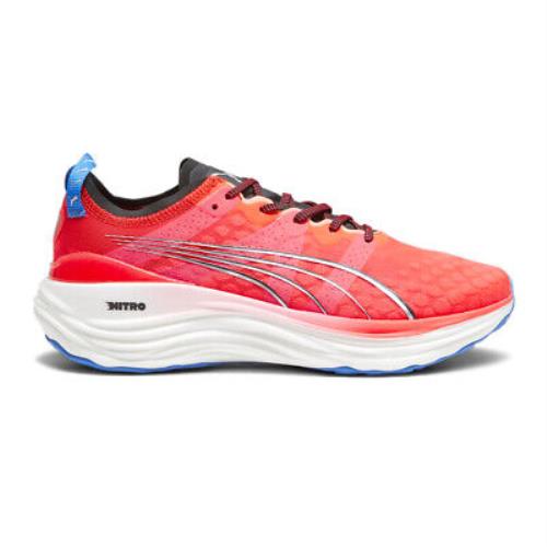 Puma Foreverrun Nitro Running Mens Red Sneakers Athletic Shoes 37775713 - Red