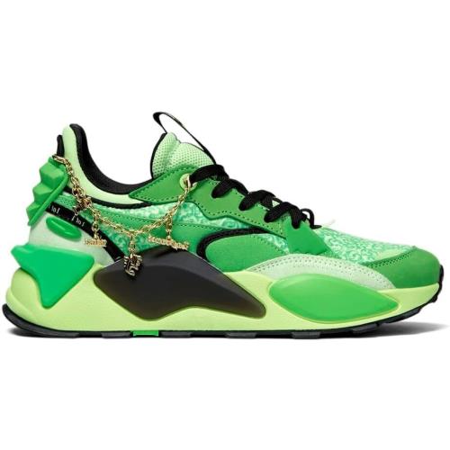 Puma x Lamelo Ball Lafranc Rs-xl Men`s Lace Up Sneakers Green-black