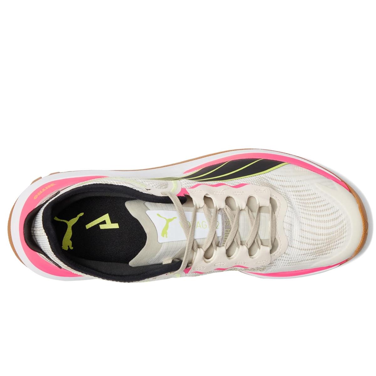 Woman`s Sneakers Athletic Shoes Puma Voyage Nitro 2 Pristine/Light Lime/Puma Black