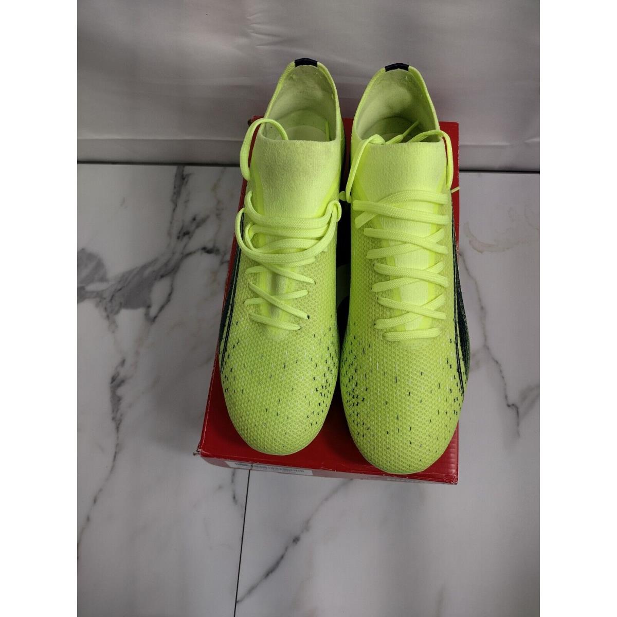 Puma Ultra Pro FG Soccer Cleats Green / Blue 106931 01 Mens Size 8