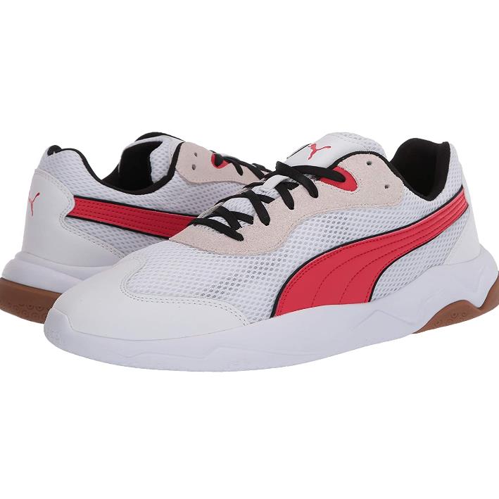 Puma Men`s Ekstra Sneaker White-high Risk Red Black-gum 11.5 M US