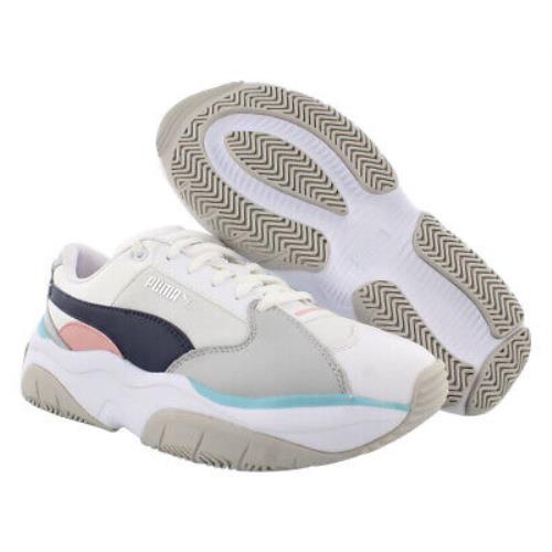 Puma Storm.y Metallic Womens Shoes Size 10 Color: White/blue/pink