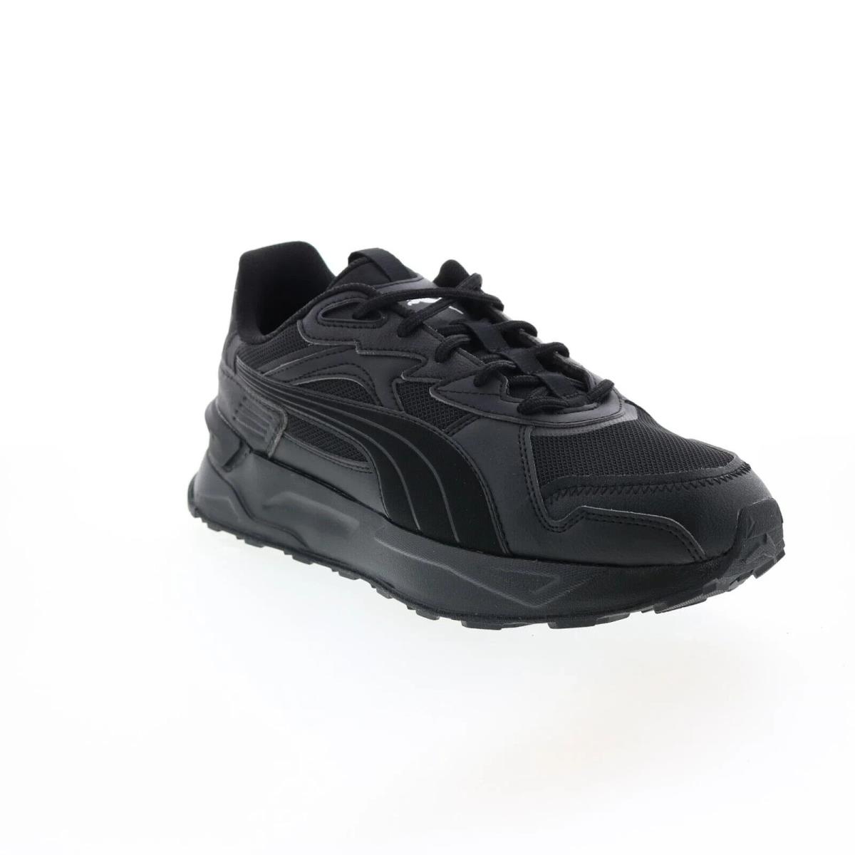 Puma N57102 Men`s Black Mirage Sport Asphalt Lace Up Sneakers Size EU 44 US 10.5 - Black