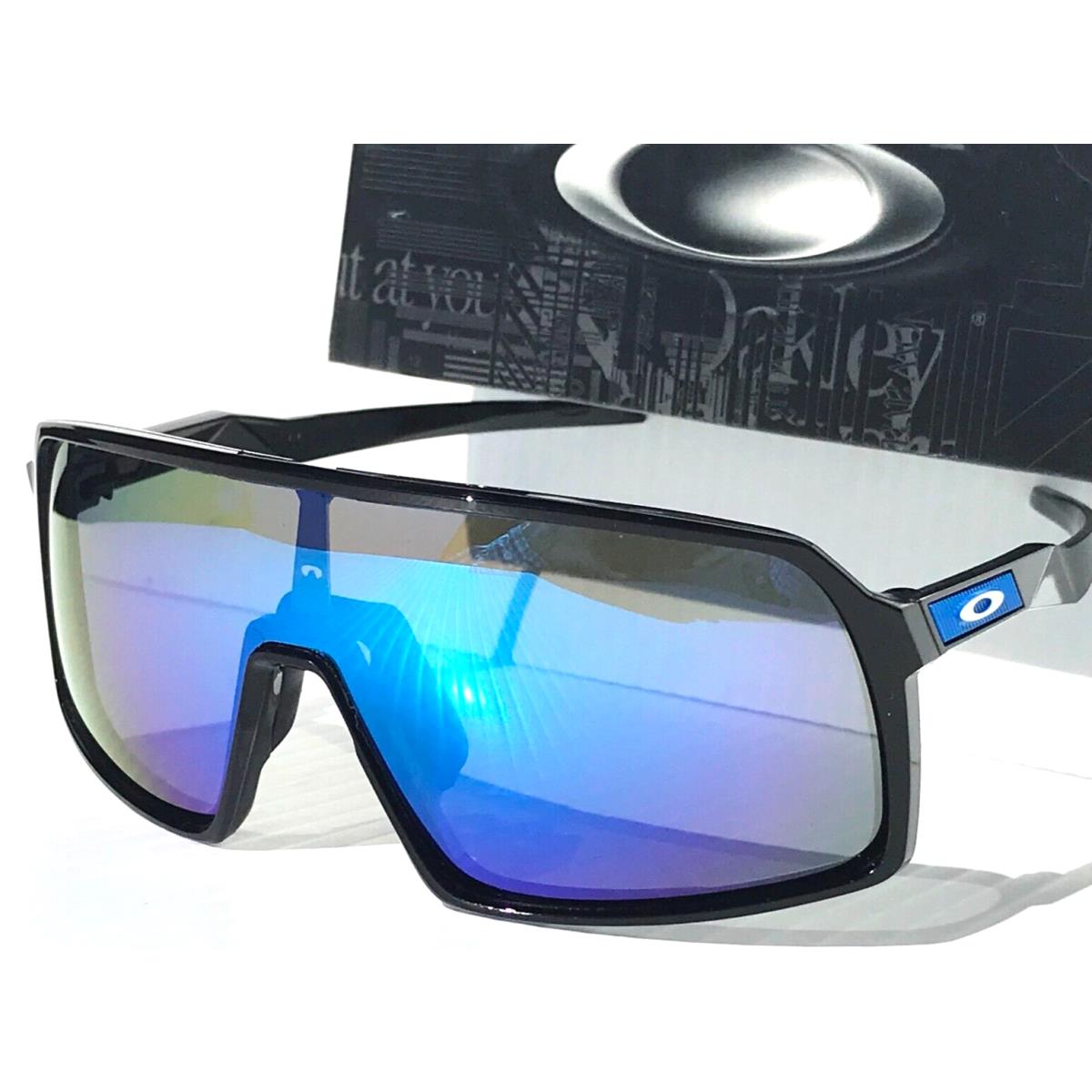 Oakley Sutro Polished Black Polarized Galaxy Blue Lens Sunglass 9406