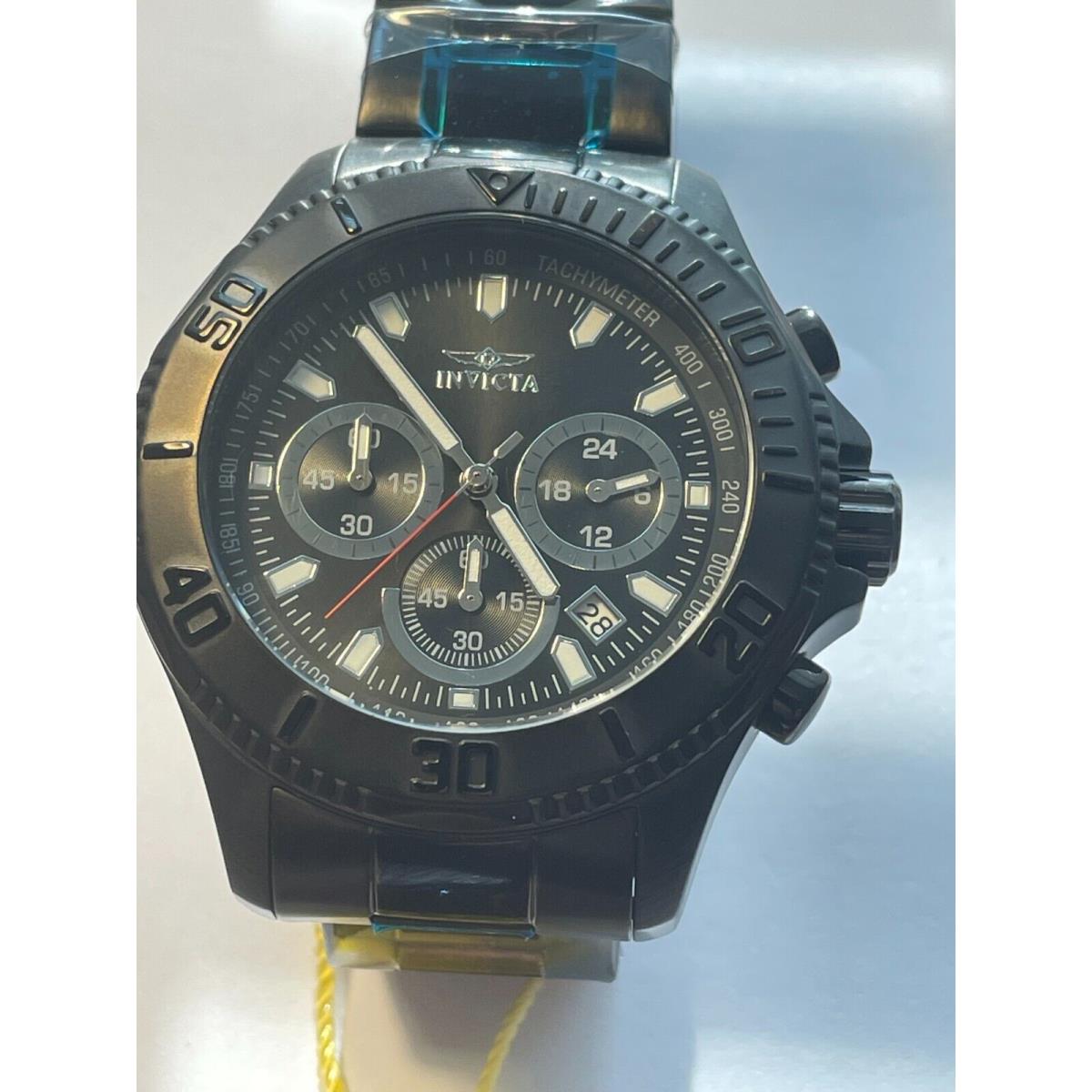 Invicta Pro Diver Chronograph 45 mm Model 17372 Water Resistant 165 FT