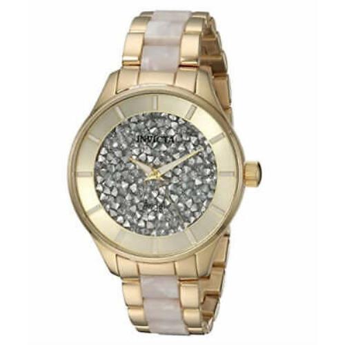 Invicta Women`s Angel Quartz Watchvstainless-steel Strap Two Tone Model: 24666