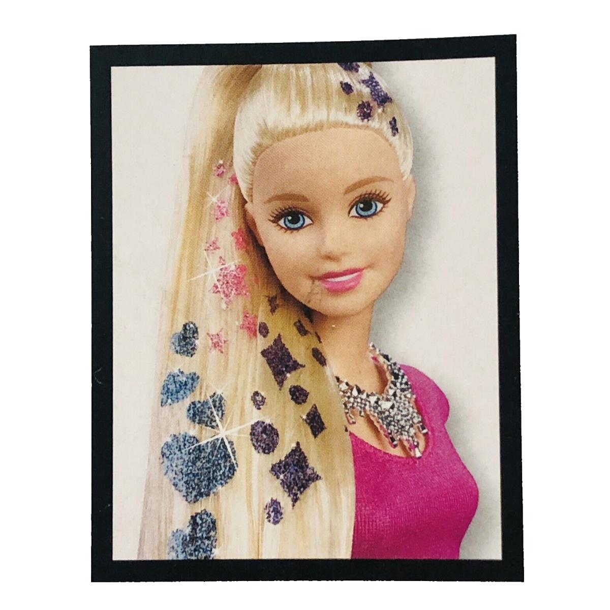 Mattel 2014 Barbie Glitter Hair Design 11 Fashion Doll with Styling Accessories