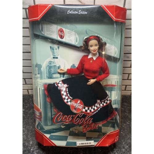 1999 Coca-cola Barbie 2nd In The Coca Cola Series `50s Dinner 24637 Read