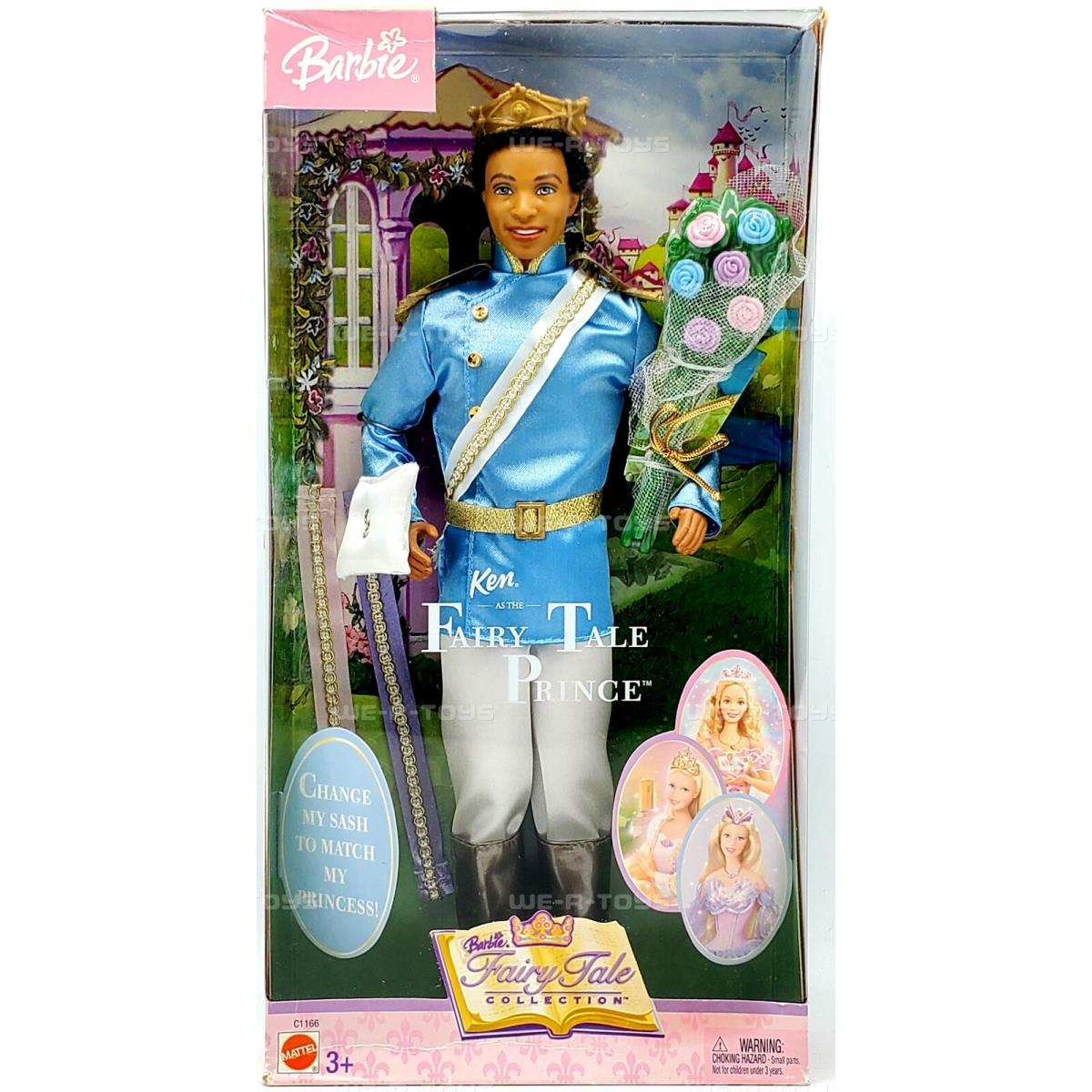 Ken as The Fairy Tale Prince Barbie Doll African American 2003 Mattel C1166